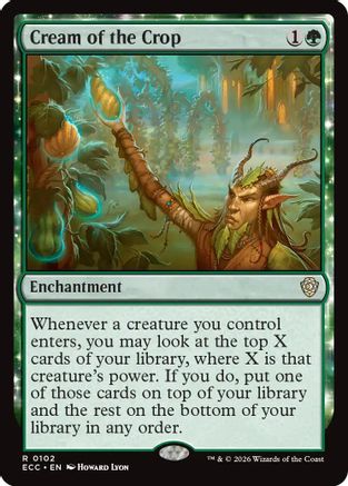 Cream of the Crop  (ECC-102) - [Commander: Lorwyn Eclipsed] - Trinity Hobby