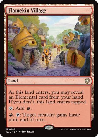 Flamekin Village  (ECC-149) - [Commander: Lorwyn Eclipsed] - Trinity Hobby