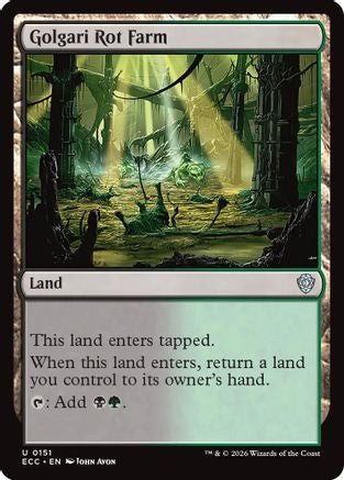 Golgari Rot Farm  (ECC-151) - [Commander: Lorwyn Eclipsed] - Trinity Hobby