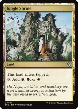 Jungle Shrine  (ECC-154) - [Commander: Lorwyn Eclipsed] - Trinity Hobby