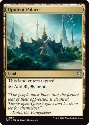 Opulent Palace  (ECC-157) - [Commander: Lorwyn Eclipsed] - Trinity Hobby