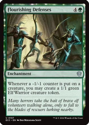 Flourishing Defenses  (ECC-107) - [Commander: Lorwyn Eclipsed] - Trinity Hobby