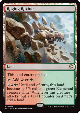 Raging Ravine  (ECC-160) - [Commander: Lorwyn Eclipsed] - Trinity Hobby
