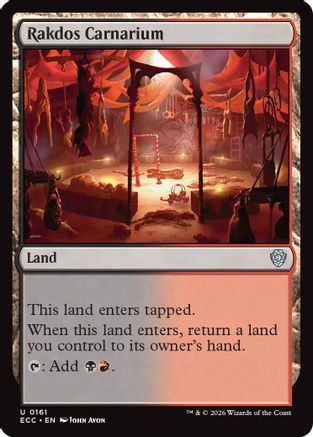 Rakdos Carnarium  (ECC-161) - [Commander: Lorwyn Eclipsed] - Trinity Hobby