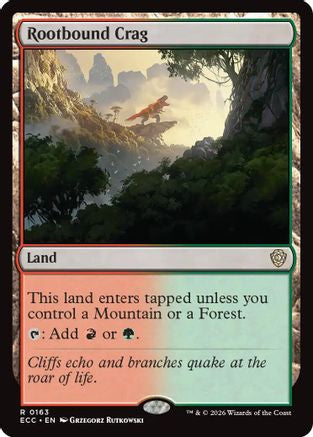 Rootbound Crag  (ECC-163) - [Commander: Lorwyn Eclipsed] - Trinity Hobby