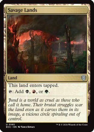 Savage Lands  (ECC-165) - [Commander: Lorwyn Eclipsed] - Trinity Hobby