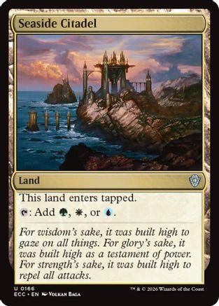 Seaside Citadel  (ECC-166) - [Commander: Lorwyn Eclipsed] - Trinity Hobby