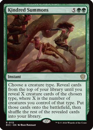 Kindred Summons  (ECC-112) - [Commander: Lorwyn Eclipsed] - Trinity Hobby