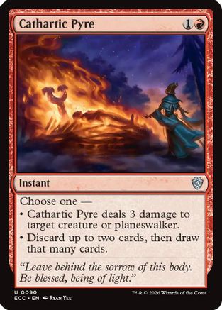 Cathartic Pyre  (ECC-090) - [Commander: Lorwyn Eclipsed] - Trinity Hobby