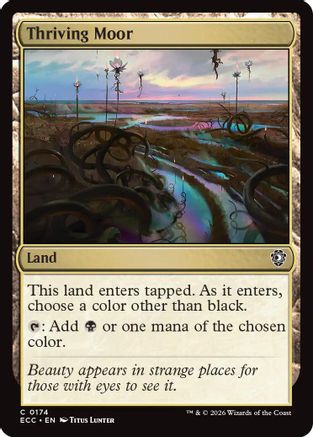 Thriving Moor  (ECC-174) - [Commander: Lorwyn Eclipsed] - Trinity Hobby