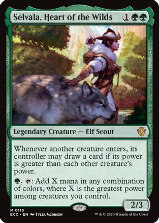 Selvala, Heart of the Wilds  (ECC-116) - [Commander: Lorwyn Eclipsed] - Trinity Hobby