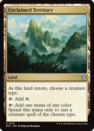 Unclaimed Territory  (ECC-175) - [Commander: Lorwyn Eclipsed] - Trinity Hobby