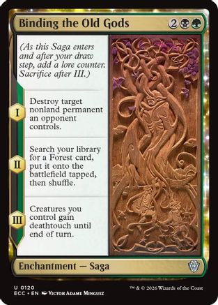 Binding the Old Gods  (ECC-128) - [Commander: Lorwyn Eclipsed] - Trinity Hobby