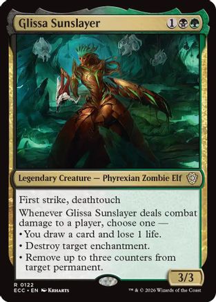 Glissa Sunslayer  (ECC-122) - [Commander: Lorwyn Eclipsed] - Trinity Hobby