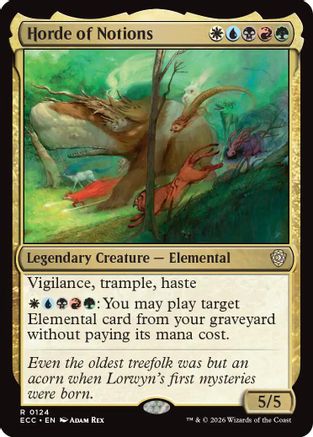 Horde of Notions  (ECC-124) - [Commander: Lorwyn Eclipsed] - Trinity Hobby