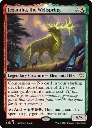 Jegantha, the Wellspring  (ECC-125) - [Commander: Lorwyn Eclipsed] - Trinity Hobby