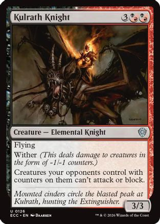 Kulrath Knight  (ECC-126) - [Commander: Lorwyn Eclipsed] - Trinity Hobby