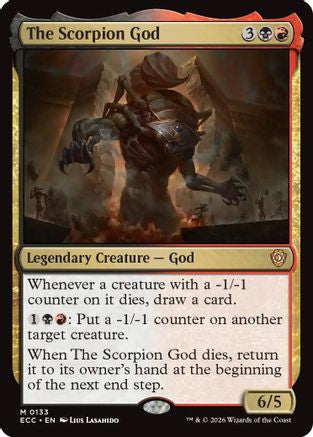 The Scorpion God  (ECC-133) - [Commander: Lorwyn Eclipsed] - Trinity Hobby