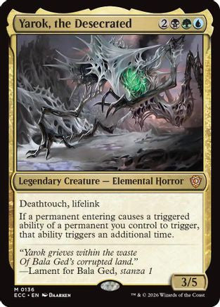 Yarok, the Desecrated  (ECC-136) - [Commander: Lorwyn Eclipsed] - Trinity Hobby