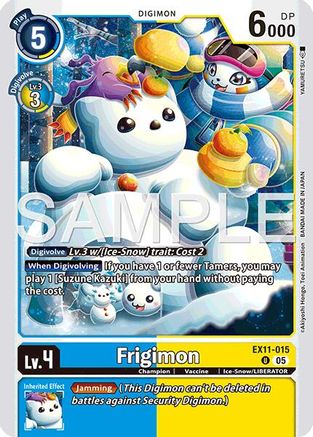 Frigimon (EX11-015) - [Dawn of Liberator] - Trinity Hobby