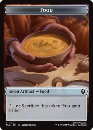 Food (0020) // Ally (0007) Double-Sided Token  (TLA-20 // 7) - [Avatar: The Last Airbender] - Trinity Hobby