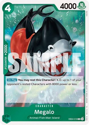Megalo (EB04-018) - [The Azure Sea's Seven] Foil - Trinity Hobby