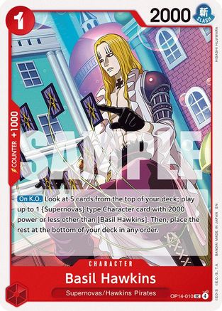 Basil Hawkins (OP14-010) - [The Azure Sea's Seven] - Trinity Hobby