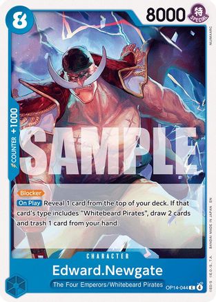 Edward.Newgate (OP14-044) - [The Azure Sea's Seven] - Trinity Hobby