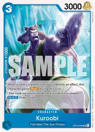 Kuroobi (OP14-045) - [The Azure Sea's Seven] - Trinity Hobby