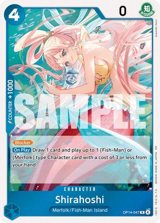 Shirahoshi (OP14-047) - [The Azure Sea's Seven] Foil - Trinity Hobby