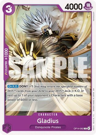 Gladius (OP14-062) - [The Azure Sea's Seven] - Trinity Hobby