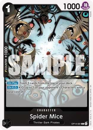 Spider Mice (OP14-081) - [The Azure Sea's Seven] - Trinity Hobby