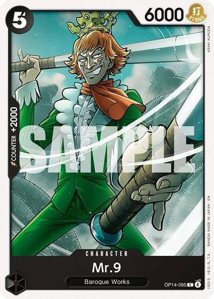 Mr.9 (OP14-095) - [The Azure Sea's Seven] - Trinity Hobby