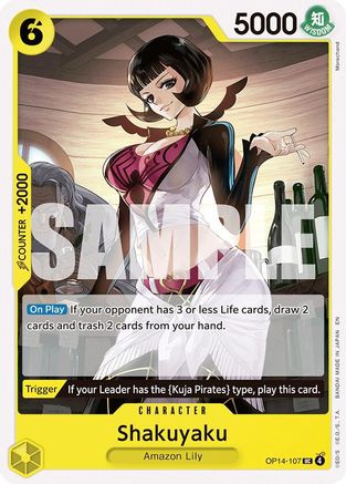 Shakuyaku (OP14-107) - [The Azure Sea's Seven] - Trinity Hobby