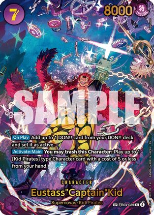 Eustass"Captain"Kid - EB04-039 (SP) (EB04-039) - [The Azure Sea's Seven] Foil - Trinity Hobby