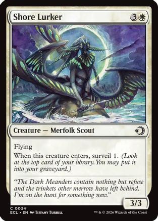 Shore Lurker  [Foil]  (ECL-034) - [Lorwyn Eclipsed] - Trinity Hobby