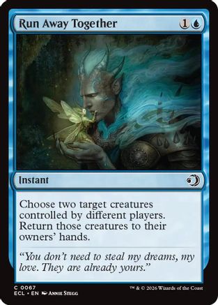 Run Away Together  [Foil]  (ECL-067) - [Lorwyn Eclipsed] - Trinity Hobby