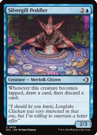 Silvergill Peddler  [Foil]  (ECL-070) - [Lorwyn Eclipsed] - Trinity Hobby