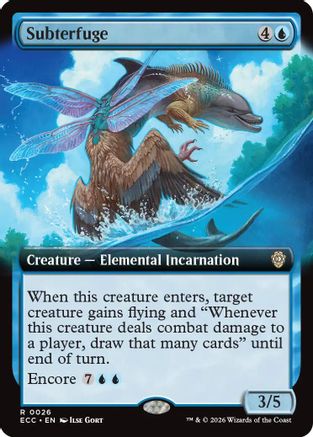 Subterfuge (Extended Art)  (ECC-026) - [Commander: Lorwyn Eclipsed] - Trinity Hobby