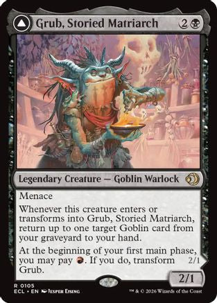 Grub, Storied Matriarch  (ECL-105) - [Lorwyn Eclipsed] - Trinity Hobby