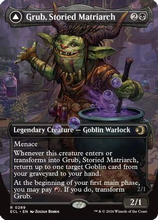 Grub, Storied Matriarch (Borderless)  [Foil]  (ECL-289) - [Lorwyn Eclipsed] - Trinity Hobby