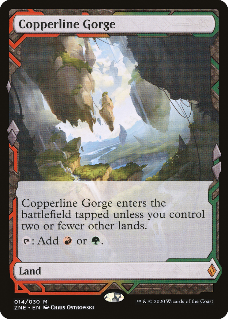 Copperline Gorge (Expeditions) [Zendikar Rising Expeditions] - Trinity Hobby