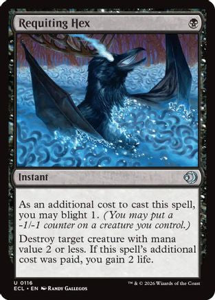 Requiting Hex  (ECL-116) - [Lorwyn Eclipsed] - Trinity Hobby