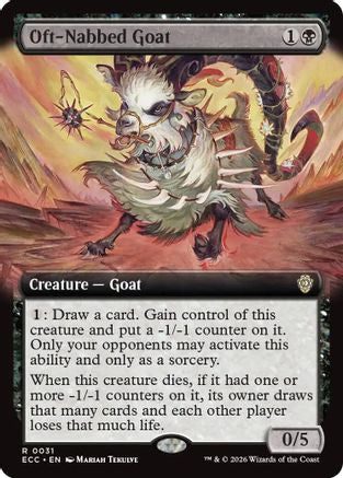 Oft-Nabbed Goat (Extended Art)  (ECC-031) - [Commander: Lorwyn Eclipsed] - Trinity Hobby