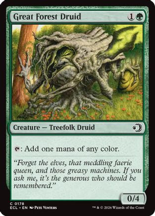 Great Forest Druid  [Foil]  (ECL-178) - [Lorwyn Eclipsed] - Trinity Hobby