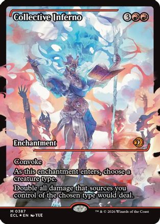 Collective Inferno (Showcase)  [Foil]  (ECL-387) - [Lorwyn Eclipsed] - Trinity Hobby
