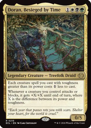 Doran, Besieged by Time  [Foil]  (ECL-215) - [Lorwyn Eclipsed] - Trinity Hobby
