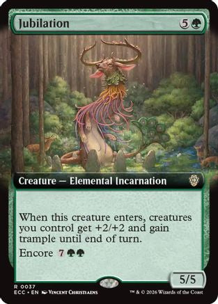 Jubilation (Extended Art)  (ECC-037) - [Commander: Lorwyn Eclipsed] - Trinity Hobby
