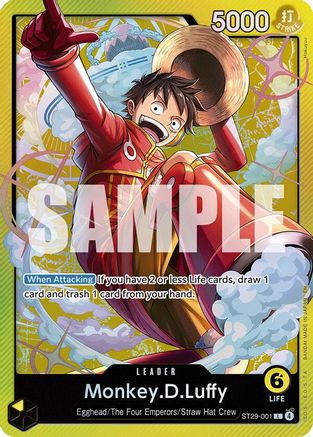 Monkey.D.Luffy (001) (ST29-001) - [Starter Deck 29: Egghead] Foil