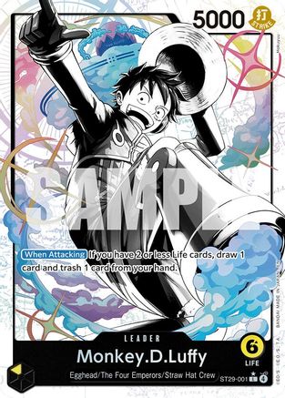 Monkey.D.Luffy (001) (Parallel) (ST29-001) - [Starter Deck 29: Egghead] Foil - Trinity Hobby